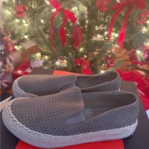 Esprit Gray Perforated Loafers